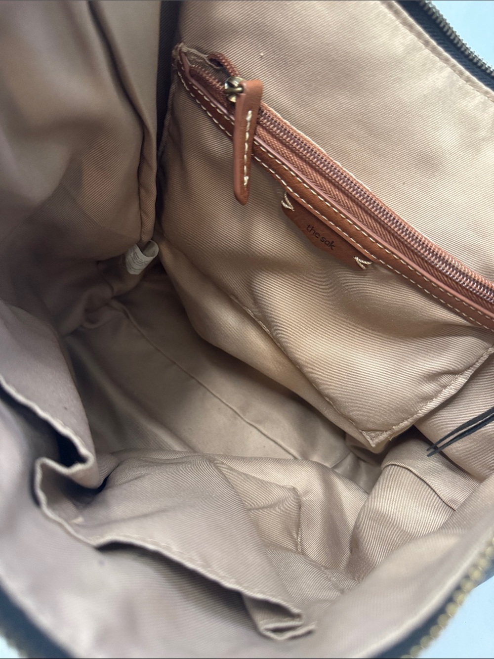 The Sak Sequoia Hobo Shoulder Bag, Black Pebbled Leather - Picture 8 of 16